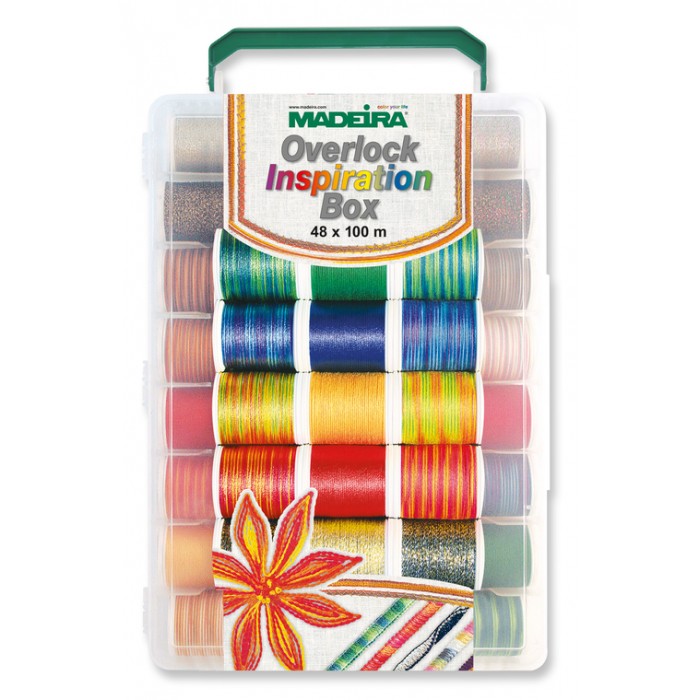 MADEIRA Case 48 yarns Overlock Inspiration 100 mt - 8048