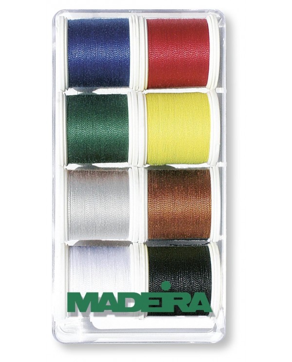 MADEIRA Scatola regalo con 8 filati Aerofil Extra Forte da 100 Mt. - 8016