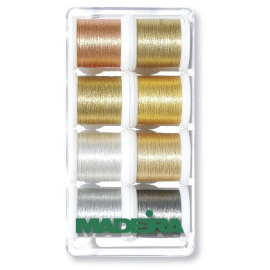 MADEIRA Coffret cadeau avec 8 fils de Heavy Metal de 200 Mt. - 8014