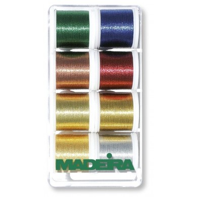 MADEIRA Scatola regalo con 8 filati Classic Metallic da 200 Mt. - 8012