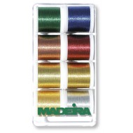 MADEIRA Gift box with 8 Classic Metallic yarns of 200 Mt. - 8012