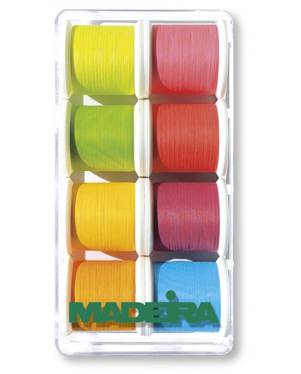 MADEIRA Gift box with 8 Frosted Matt yarns of 200 Mt. - 8004