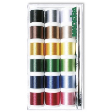 MADEIRA Transparent box with 18 Polyneon 400 Mt...