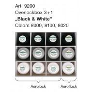 MADEIRA Box 12 cones for overlockers Aerolock - Aeroflock White Grig...