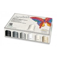 MADEIRA Box 24 cones for Aerolock sergers white, grey, black and beige 1200 Mt. - 9118B