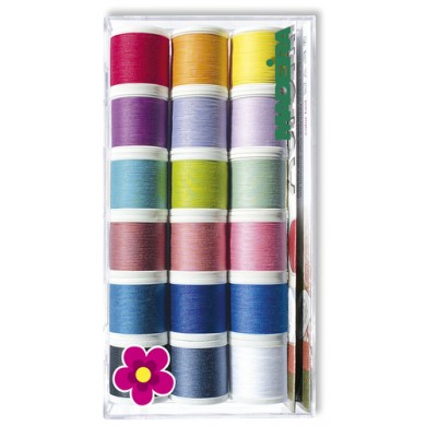 MADEIRA Aerofil Summer Collection boîte transparente 18 fils 200 mt - 8025