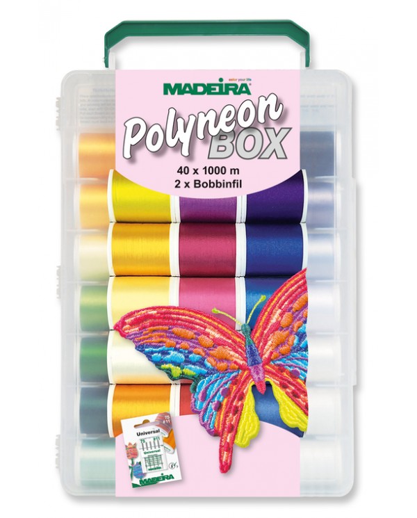 MADEIRA Box Madeira 40 Polyneon Yarns 1000 Mt. - 8086