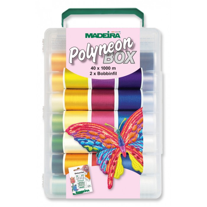 MADEIRA Box Madeira 40 Polyneon Yarns 1000 Mt. - 8086