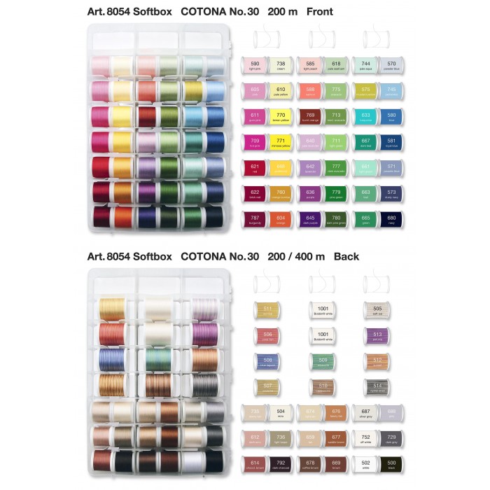 MADEIRA Box Lana Cotona con 70 spole - 8054