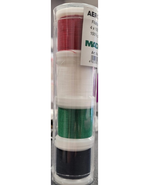 MADEIRA Gift box with 4 Aerofil yarns of 400 Mt. - 8071