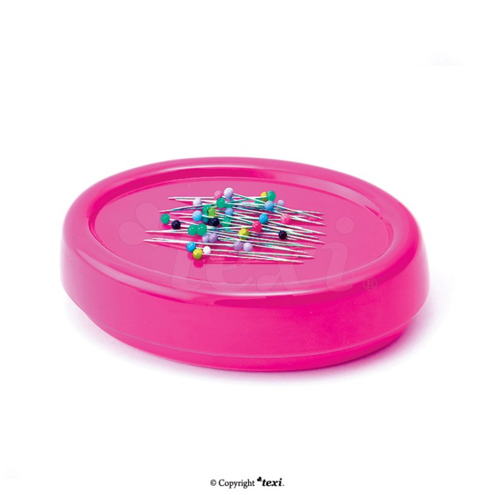 TEXI 4029 ROSA Porta spille e aghi magnetici colore rosa