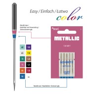TEXI Needles METALLIC 130/705 MET 5 pcs, gauge 80