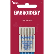 TEXI EMBROIDERY NEEDLES 130/705 H-E 5 pcs, gauge 90