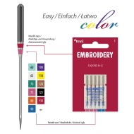 TEXI Needles EMBROIDERY 130/705 H-E 5 pcs, 3x75 and 2x90