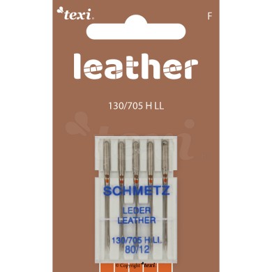 TEXI Needles for LEATHER 130/705 H-ET 5 pcs fineness 80