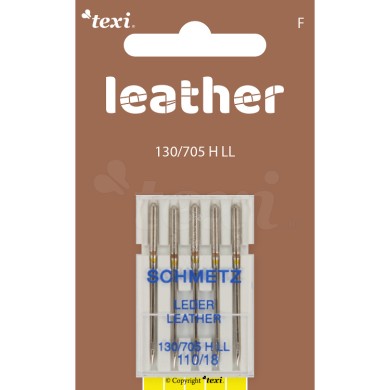 TEXI Needles for LEATHER 130/705 H-ET 5 pcs Gauge 110