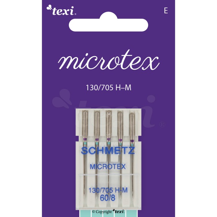 TEXI Needles MICROTEX 130/705 H-M 5 pcs fineness 60