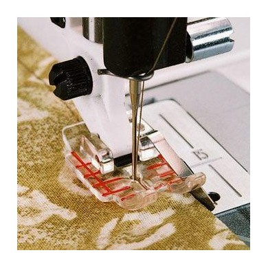 Husqvarna Viking 412927445 Piedino trasparente per quilt con guida laterale