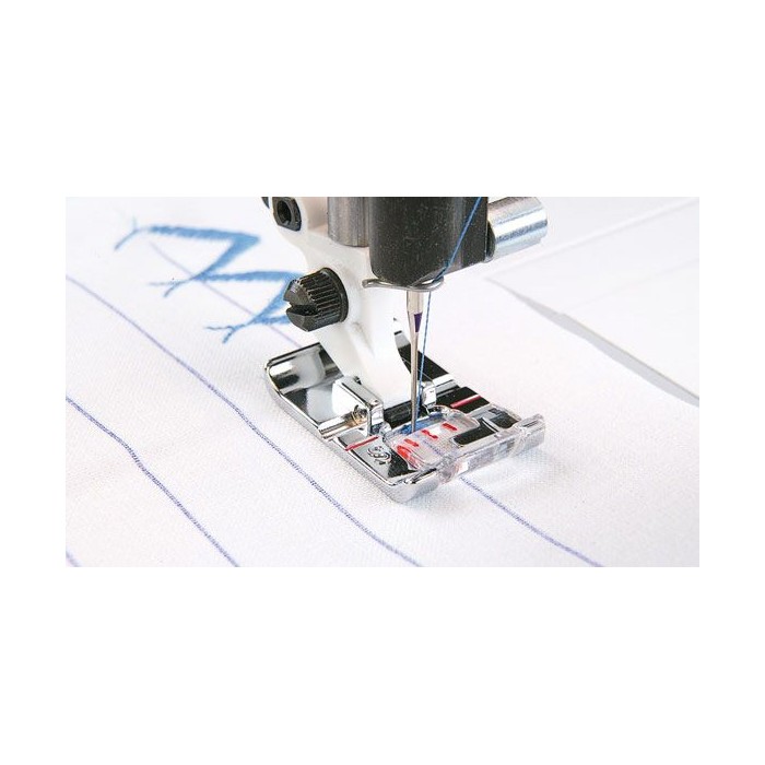 Husqvarna Viking 412975145 Piedino S con finestra trasparente