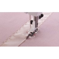 Husqvarna Viking 413058445 Piedino trasparente con lamella centrale