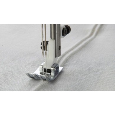 Husqvarna Viking 412992845 3-groove rib foot with plate