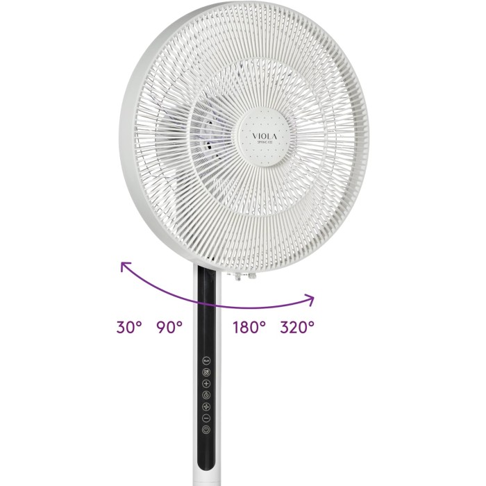 VIOLA Spring X32 Ventilatore a Piantana Silenzioso con Telecomando