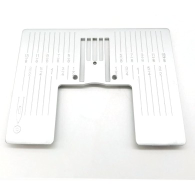 Pfaff 412964304 Plaque d’aiguille standard à point droit avec mesures en pouces