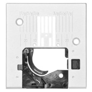 Pfaff 821036096 Plaque d’aiguille standard à point droit avec mesures en pouces