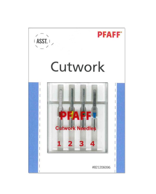 Pfaff 821206096 Automatic cutwork carving needles - 4 needle blister