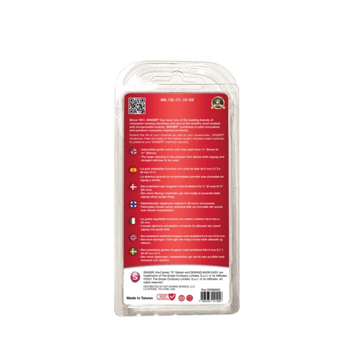 Singer 250066502 Pied de biais réglable