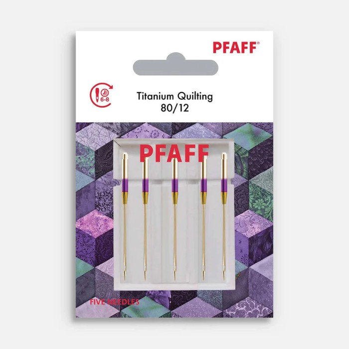 Pfaff 821314096 Aiguilles à courtepointe Blister de 5 pcs 80