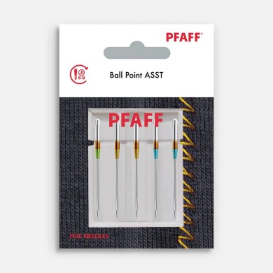 Pfaff 821303096 Aghi Ball point - Blister da 5 pz misti