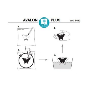 MADEIRA 9442 Avalon Plus Wash Away idrosolubile solubile ricamo