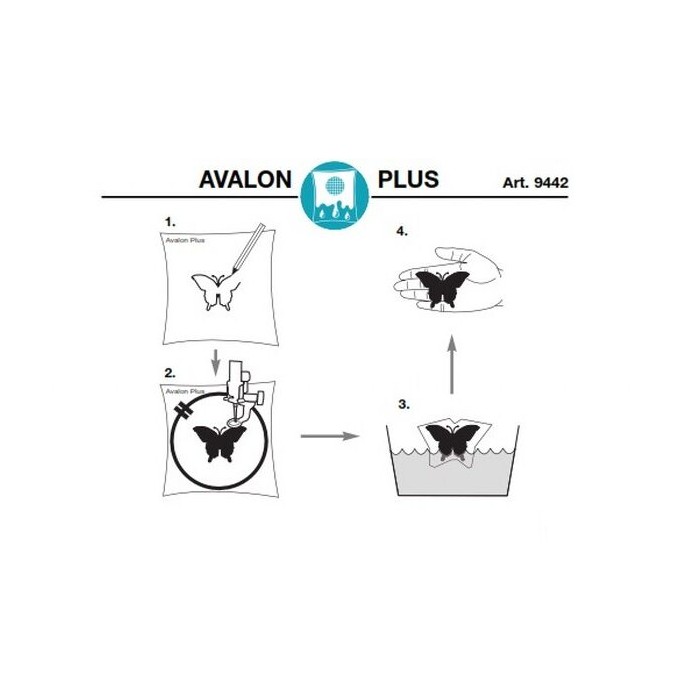 MADEIRA 9442 Avalon Plus Wash Away Water Soluble Embroidery