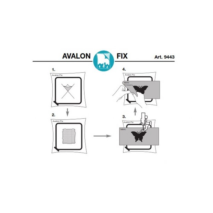 MADEIRA 9443 Avalon Stabilizer Fix Car Embroidery Soluble Water Soluble Adhesive