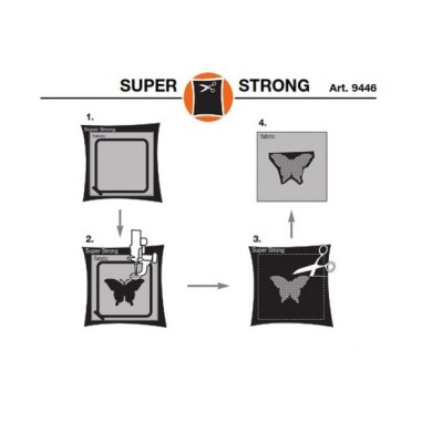 MADEIRA 9446 Stabilizzatore Super Strong Cut Nero da tagliare ricamo