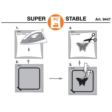 MADEIRA 9447 Stabilizzatore Termo adesivo Super Stable Cut Away ricamo