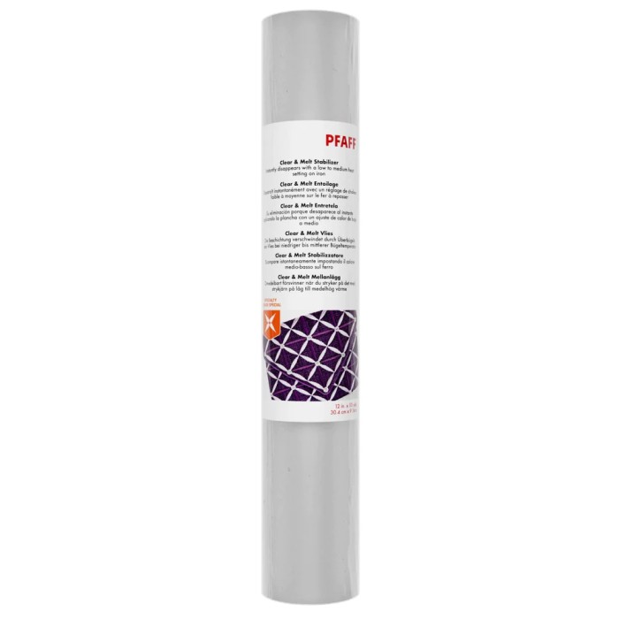 PFAFF 821425096 Clear N Melt Pellicola per tessuti medio pesanti a dissolvenza di calore