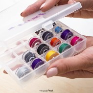 TEXI 4033 Box to store 25 bobbins (bobbins not included)