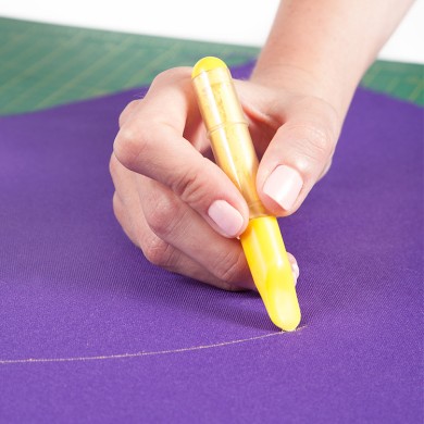 TEXI 4040 Stylo craie sur mesure avec applicateur couleur jaune