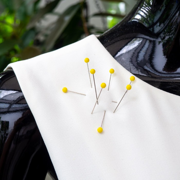 TEXI 4076 Nickel-plated steel pins 0.6 x 48 mm, box of 75 pcs.