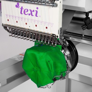TEXI 1501 XL TS Professional 15-Needle Embroidery Machine with Machining Area...