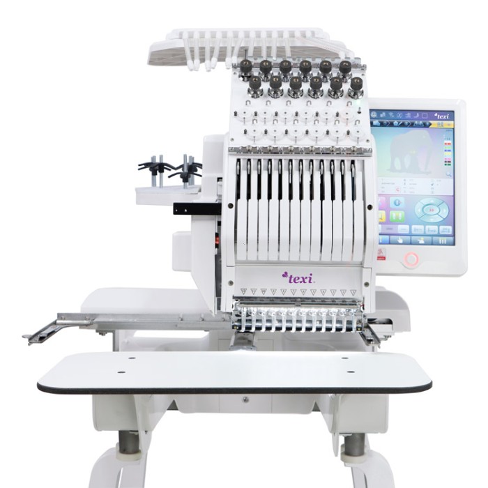 Professional Embroiderer Texi IRIS 12 12 Needle Embroiderer Embroidery Area 30 x 20 with Base