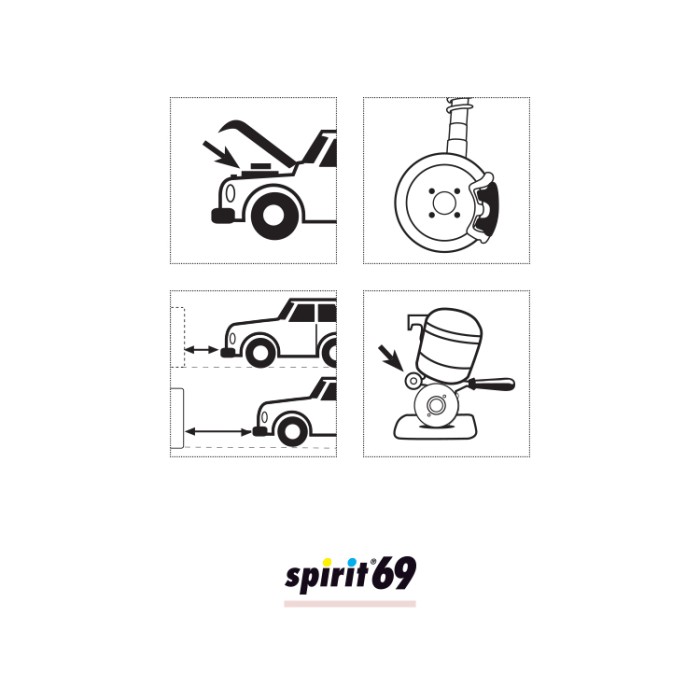 SPIRIT 69 Nettoyant à évaporation rapide