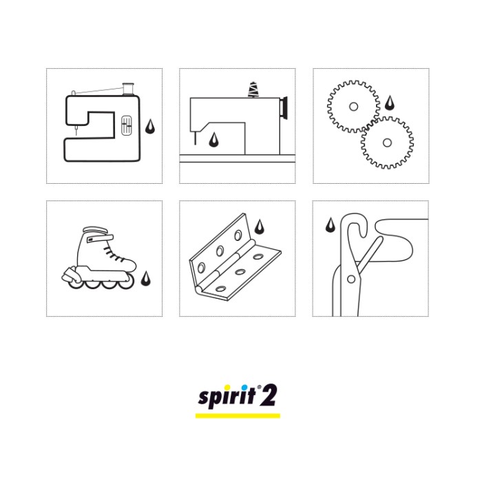 SPIRIT 2 Petroleum jelly oil for sewing machines in lubricated oil