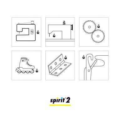 SPIRIT 2 Petroleum jelly oil for sewing machines in lubricated oil