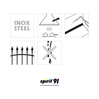 SPIRIT 91 Spray di Acciaio Inox