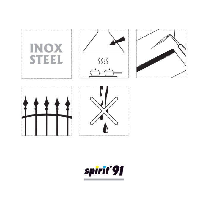 SPIRIT 91 Spray di Acciaio Inox