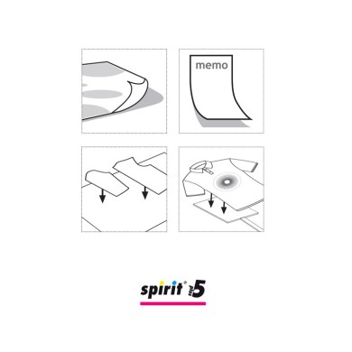 SPIRIT 5 Plus Adesivo temporaneo per serigrafia a potenza aumentata