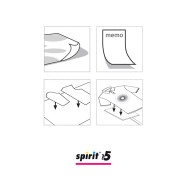 SPIRIT 5 Plus Adesivo temporaneo per serigrafia a potenza aumentata